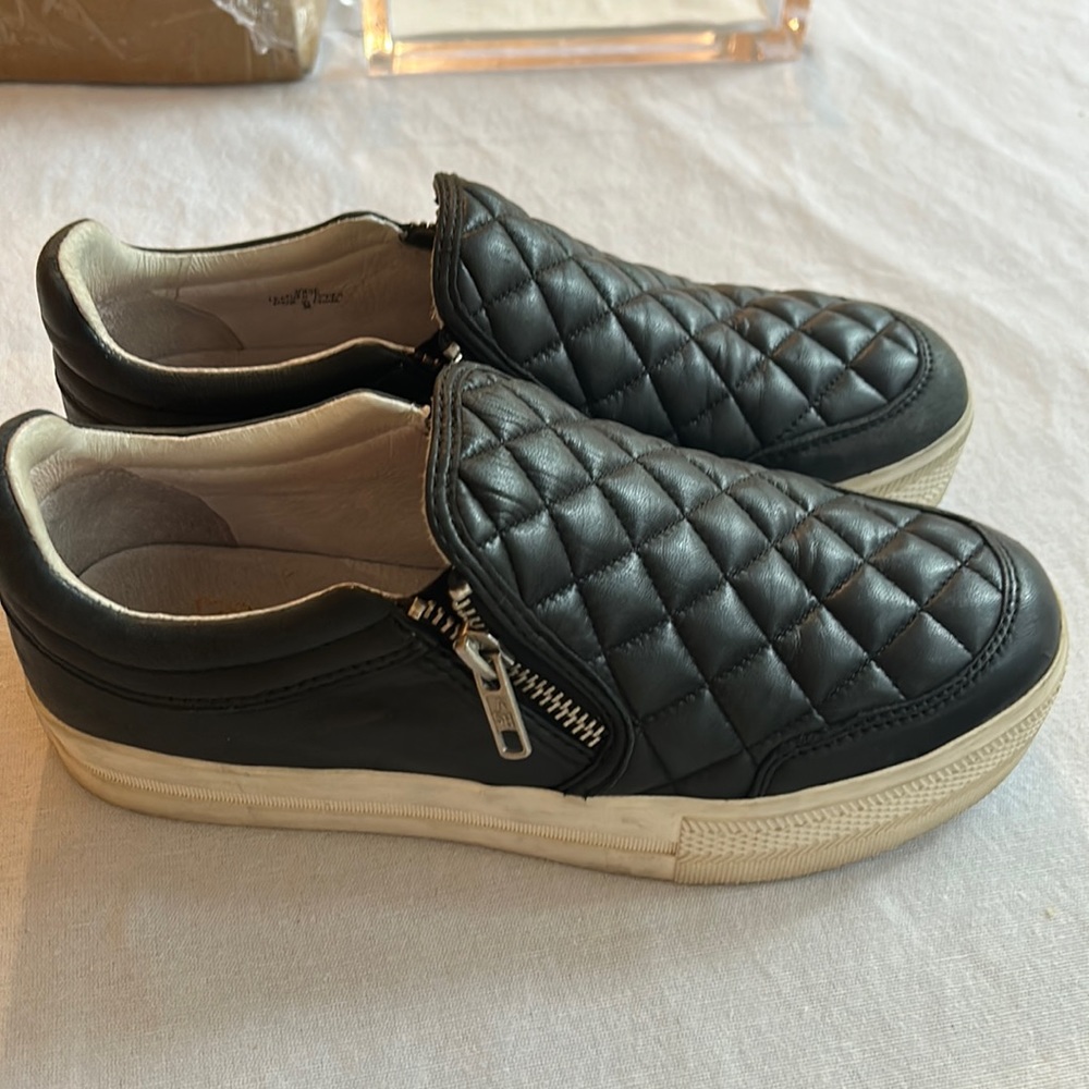 Ash Brand Leather Platform Sneakers Size 38